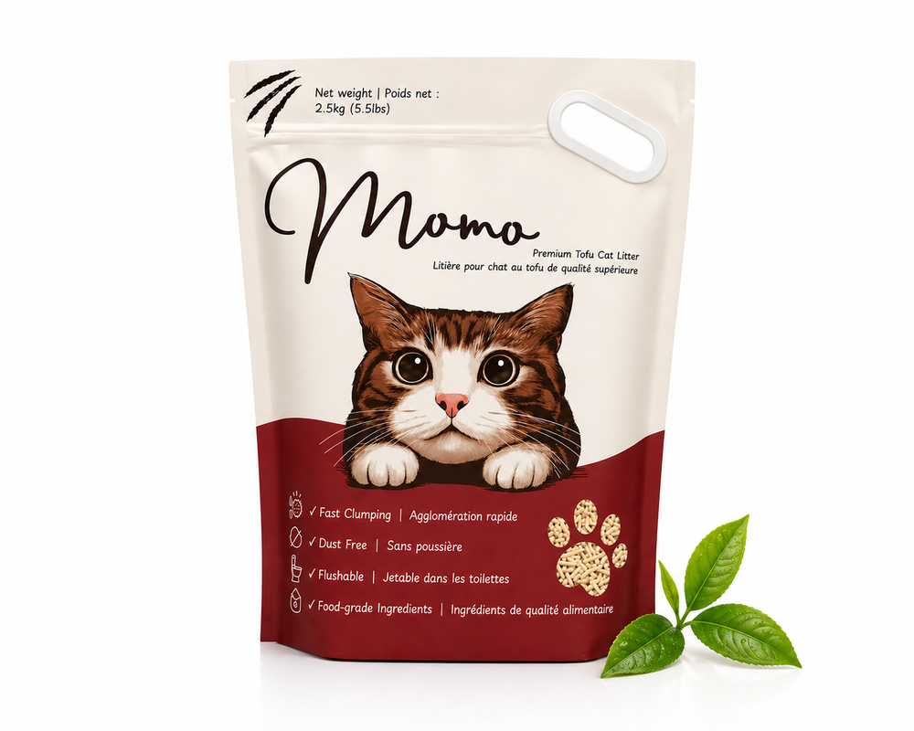 Momo Premium Tofu Cat Litter (Green Tea)